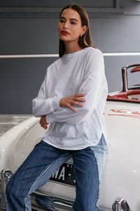 M.A.Dainty Baxter Top White