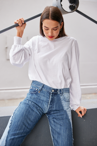 M.A.Dainty Baxter Top White