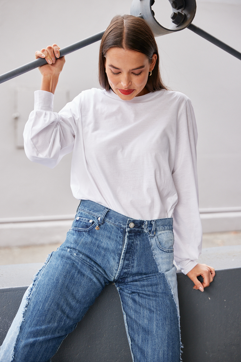 M.A.Dainty Baxter Top White