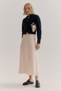 World of Nomads Bella Cashmere Cardigan Black