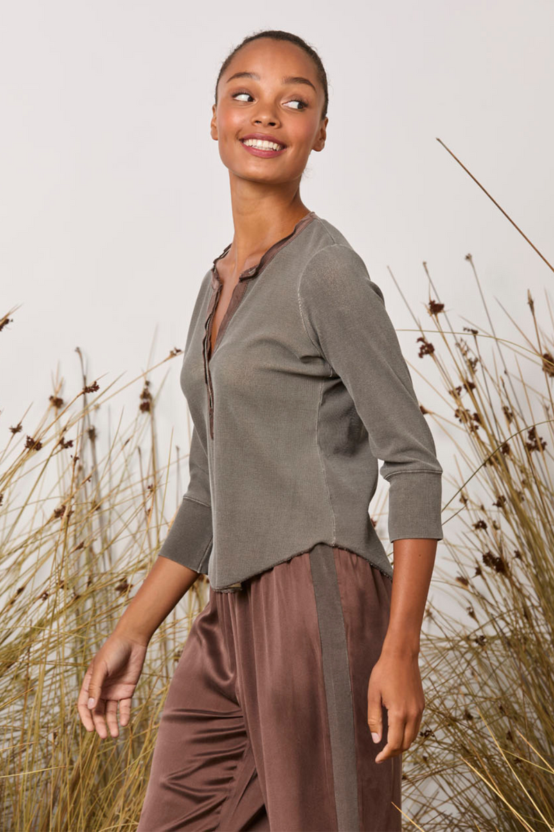 M.A.Dainty Blair Top Mocha