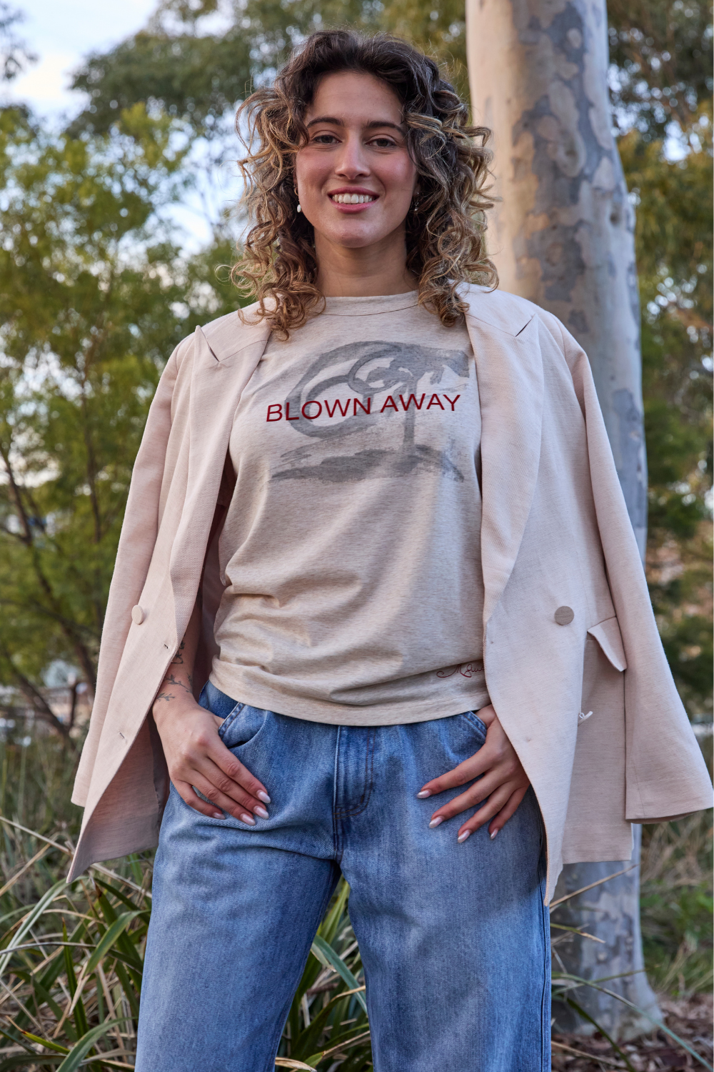 Circular by M.A.Dainty Reflections Tee Blown Away