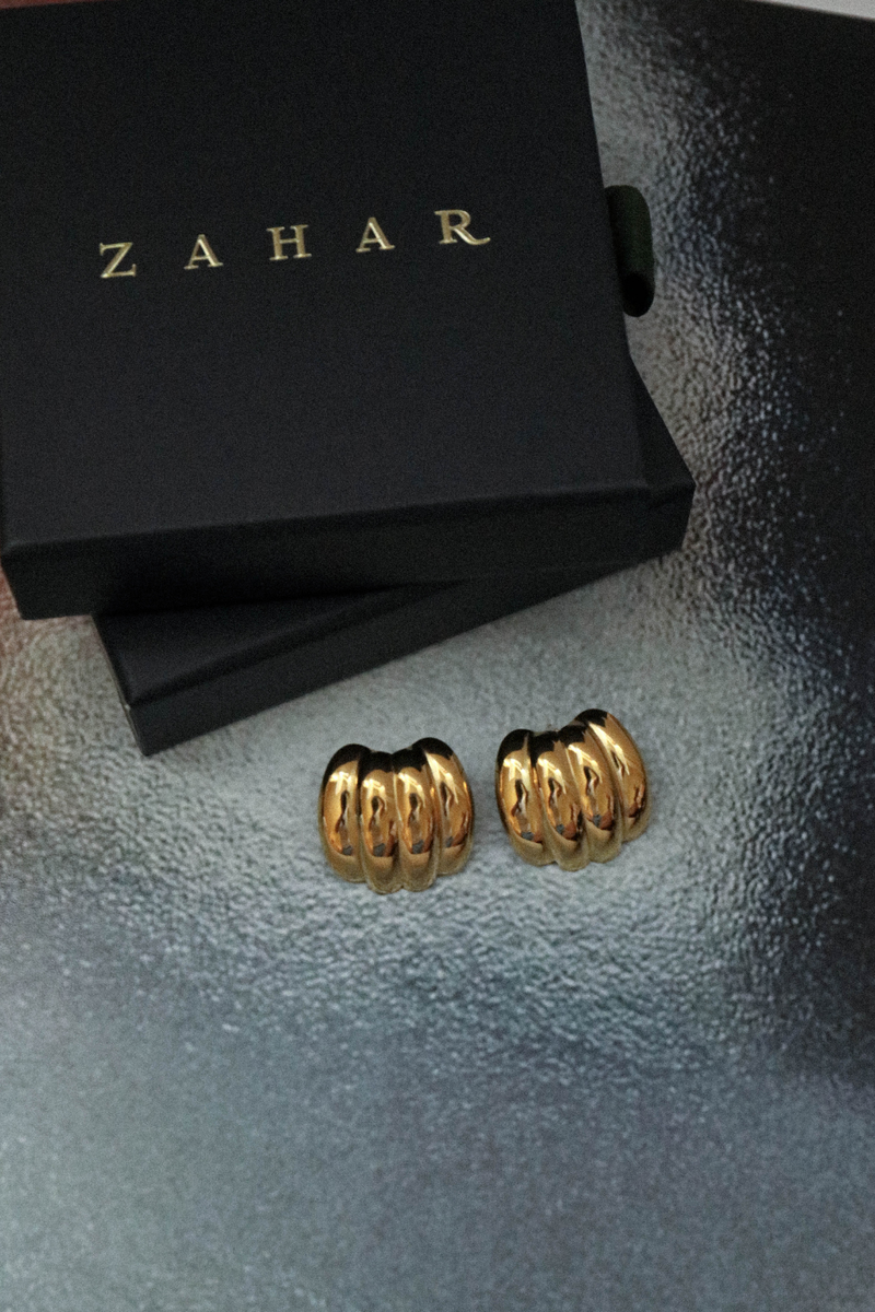 Zahar Bonnie Earrings Gold