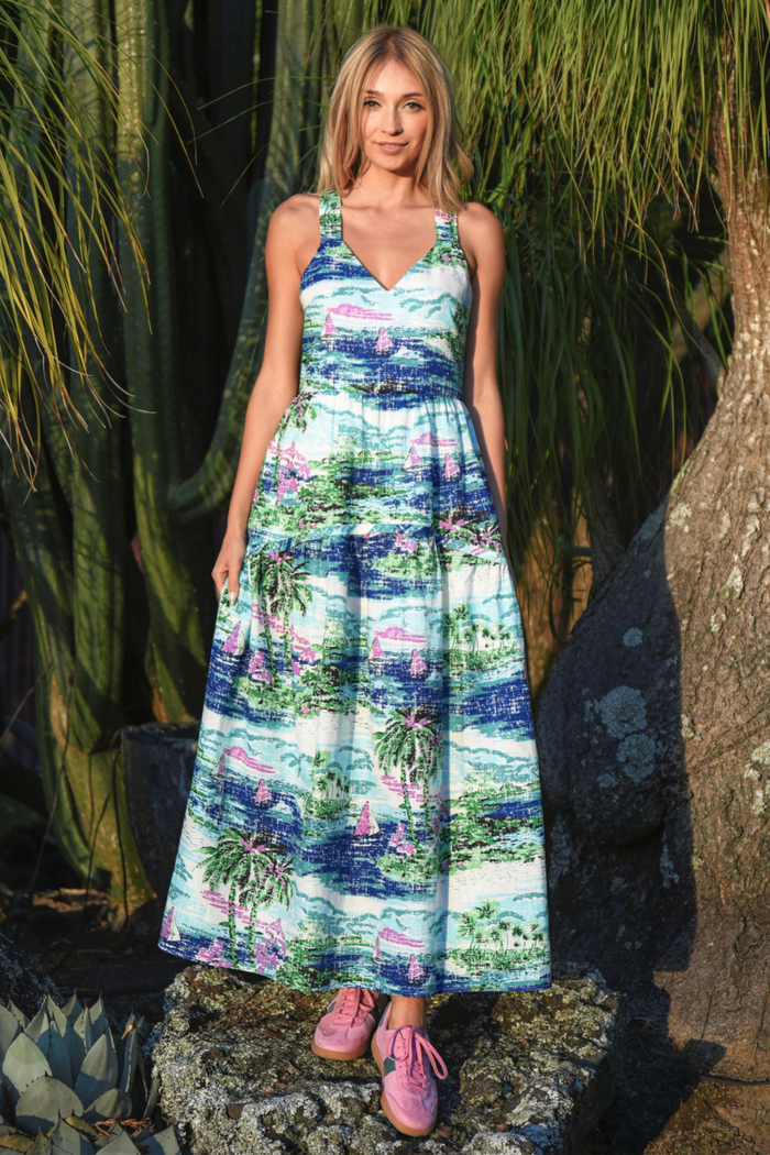 Coop Bow-Nanza Dress Blue Pre-Order