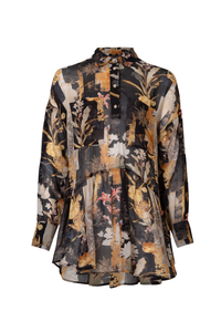 Curate Button Up Buttercup Black Gold Pre-Order