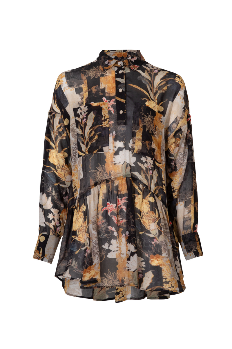 Curate Button Up Buttercup Black Gold Pre-Order