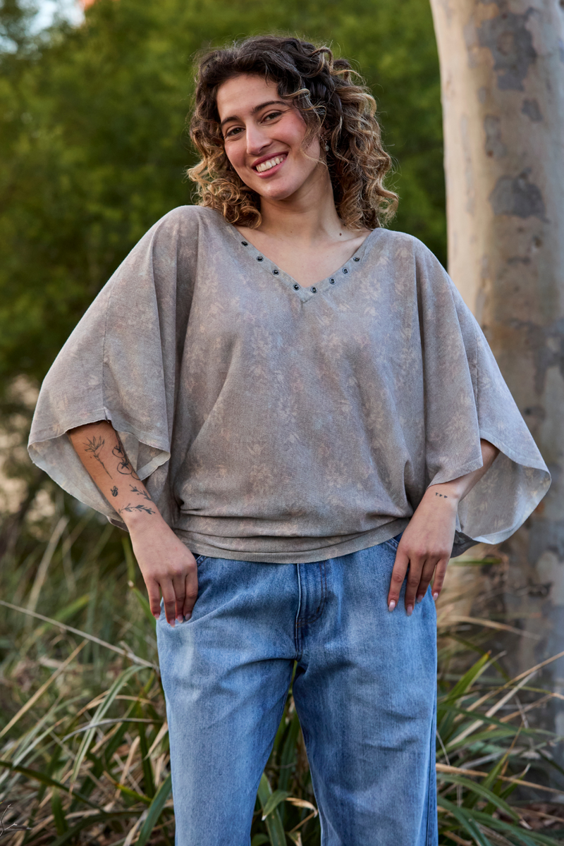 Circular by M.A.Dainty Calyx Top Soft Garden