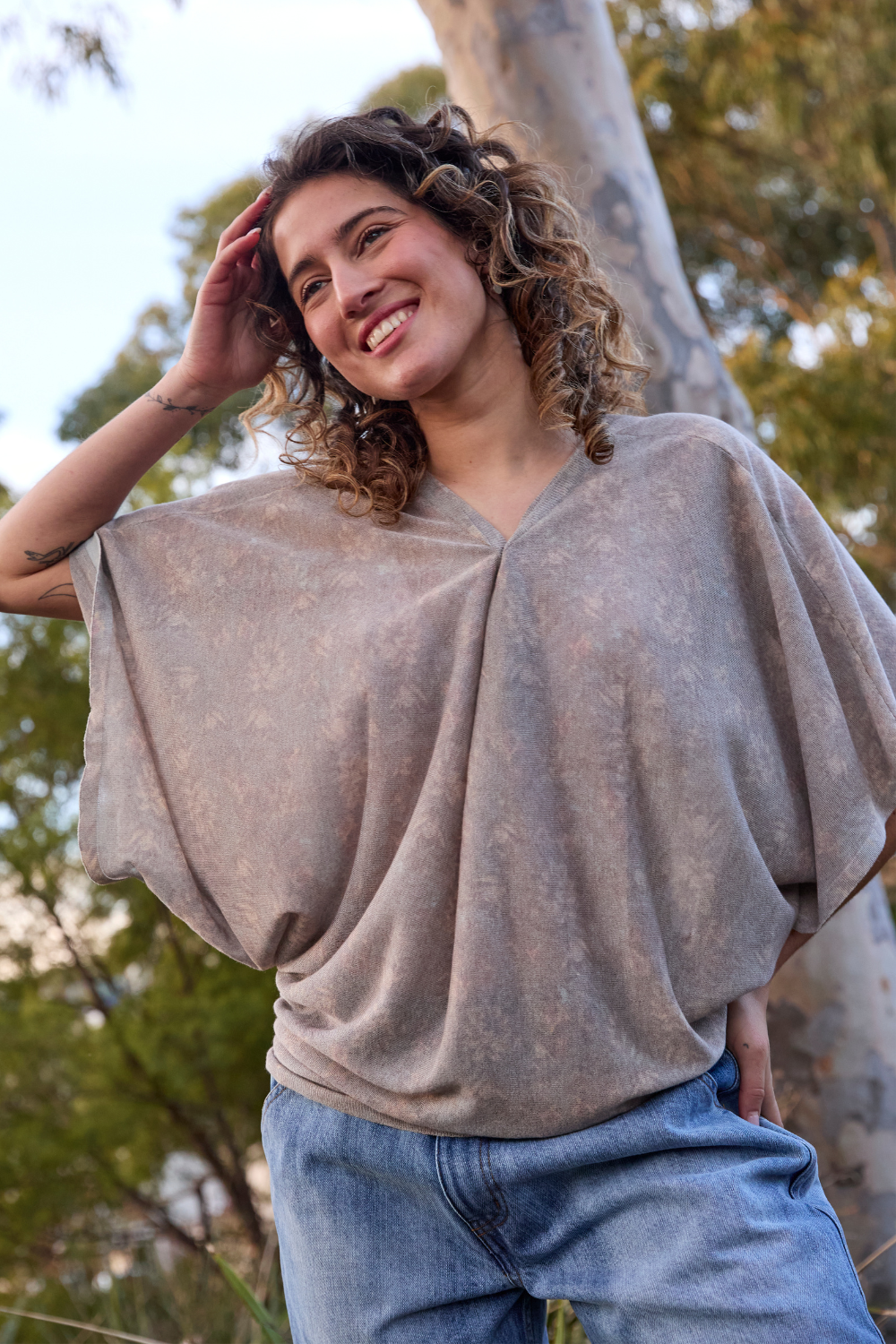 Circular by M.A.Dainty Calyx Top Soft Garden