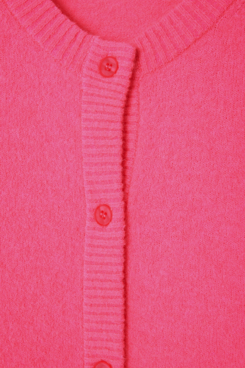 American Vintage Women Cardigan Fluro Pink