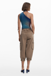 Desigual Cargo Capri Pants