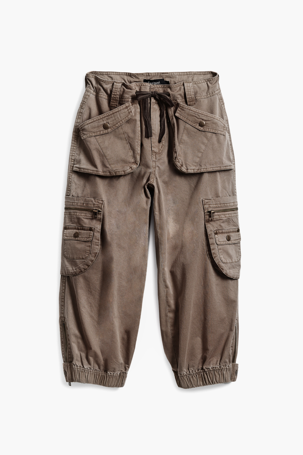 Desigual Cargo Capri Pants