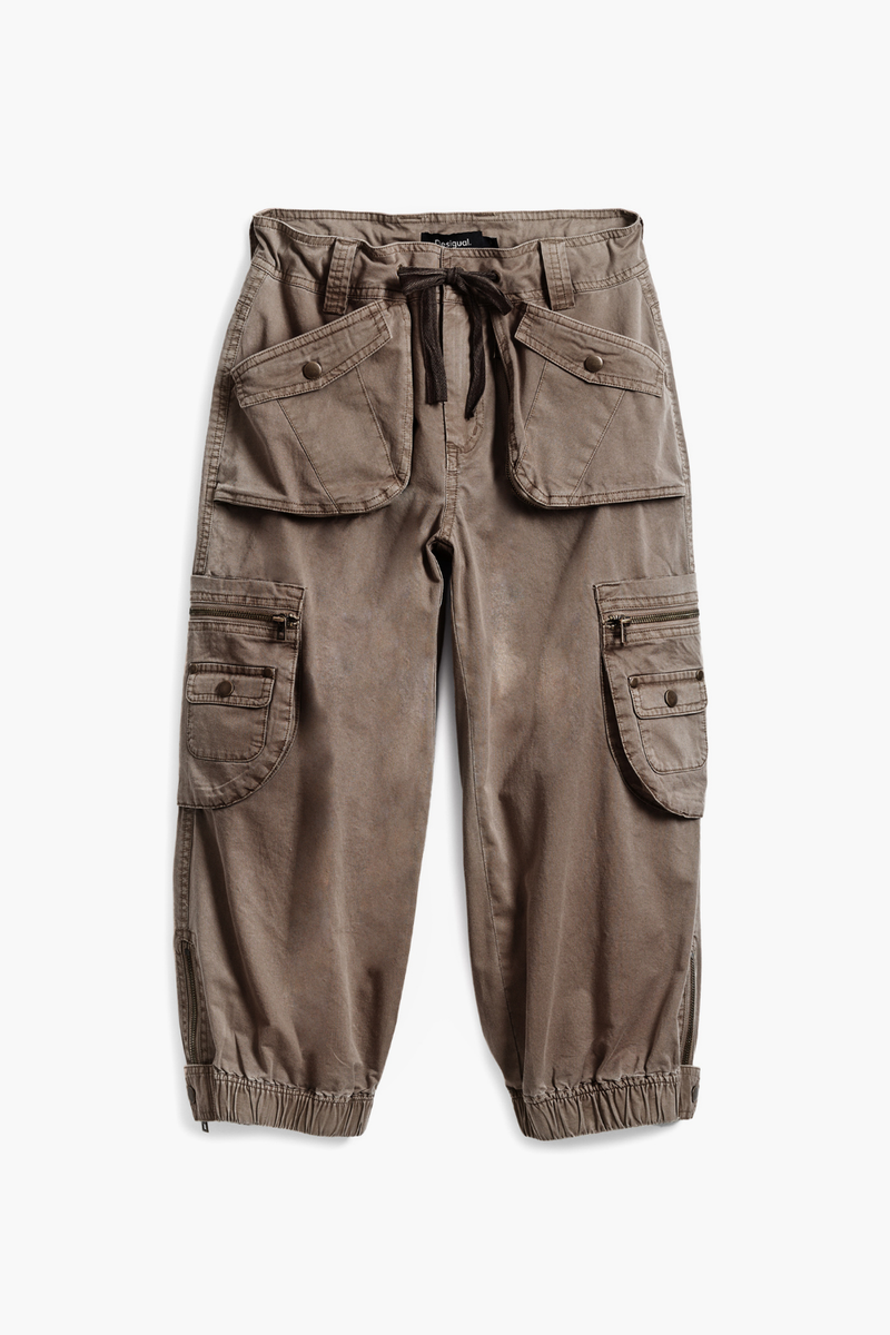 Desigual Cargo Capri Pants