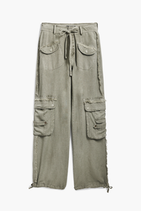 Desigual Cargo Pants Khaki