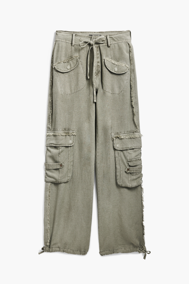 Desigual Cargo Pants Khaki