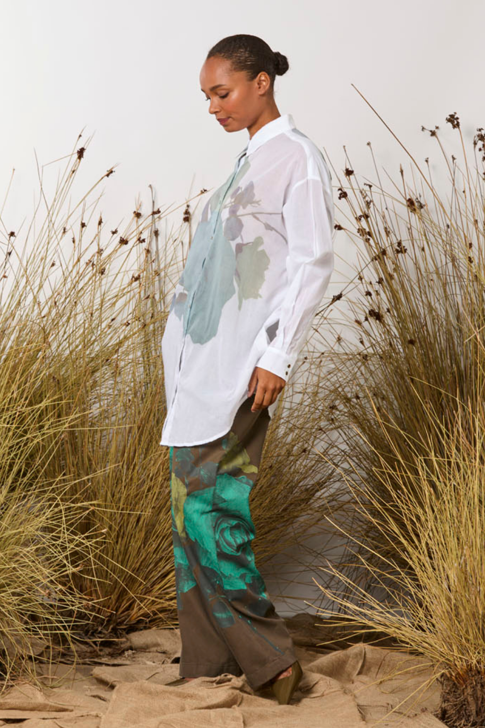 M.A.Dainty Cats Meow Shirt White