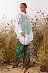 M.A.Dainty Cats Meow Shirt White