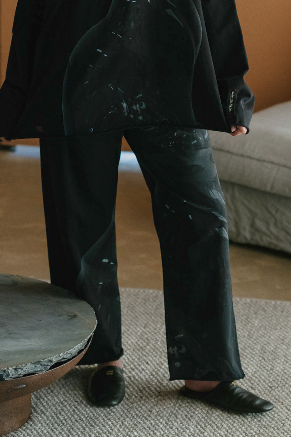 Circular by Maud Alice Dainty Gauge Pants Black Cat Pre-Order