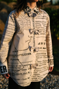 Circular by Maud Alice Dainty Notebook Shirt Phrenology