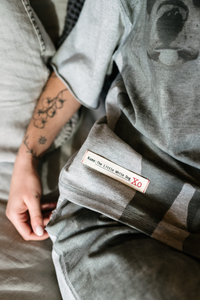 Circular by Maud Alice Dainty Patch T-Shirt White Dog Grey Pre-Order