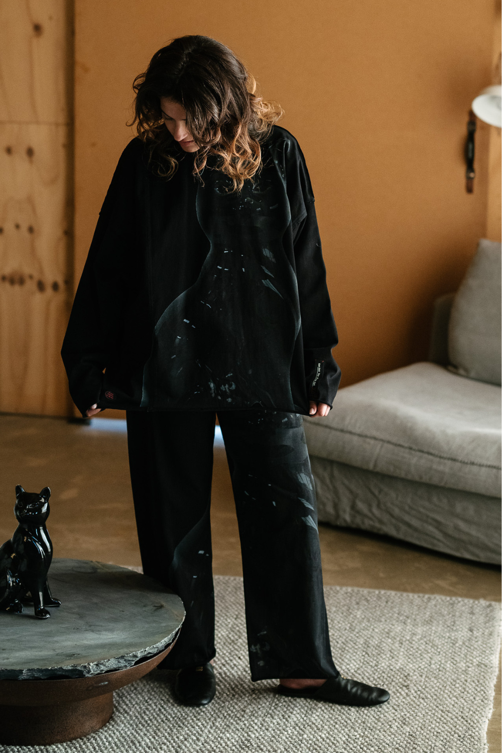 Circular by Maud Alice Dainty Road Trip Windcheater Black Cat Pre-Order