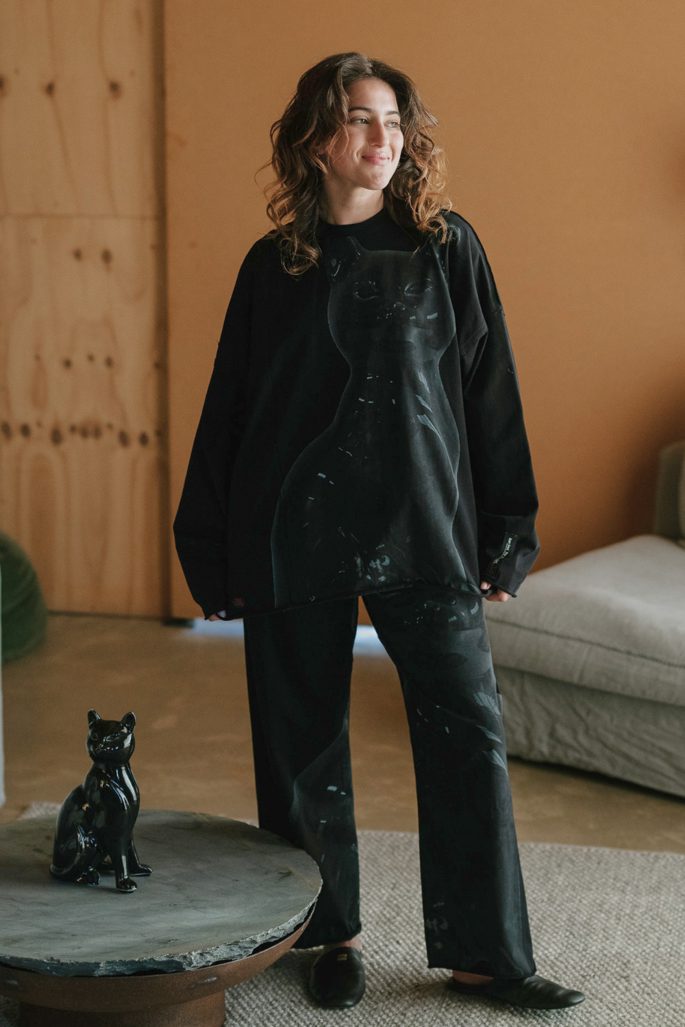 Circular by Maud Alice Dainty Road Trip Windcheater Black Cat Pre-Order