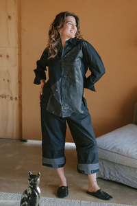 Circular by Maud Alice Dainty Sap Shirt Black Cat Pre-Order