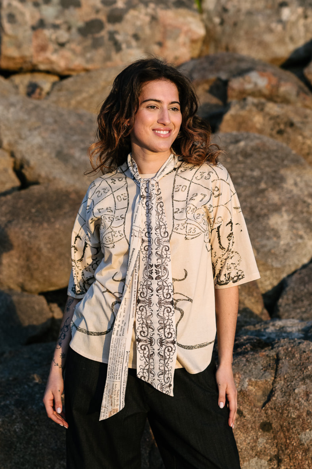 Circular by Maud Alice Dainty Tippy Top Phrenology