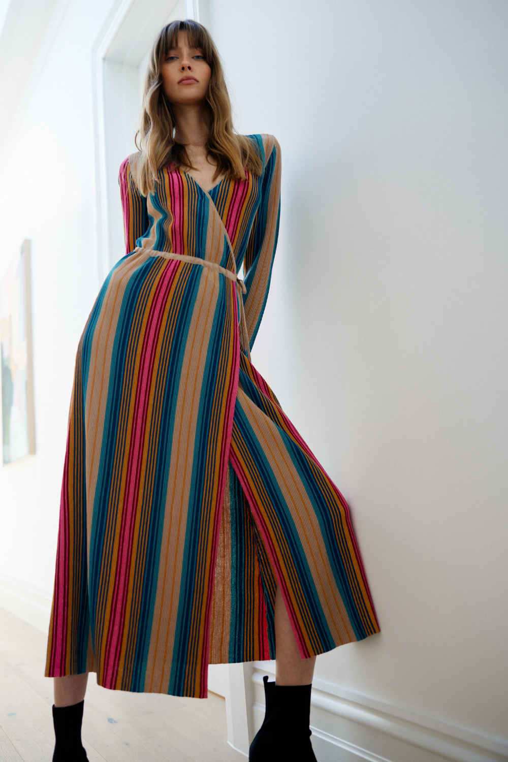 Kinney Cisco Dress Lurex Stripe