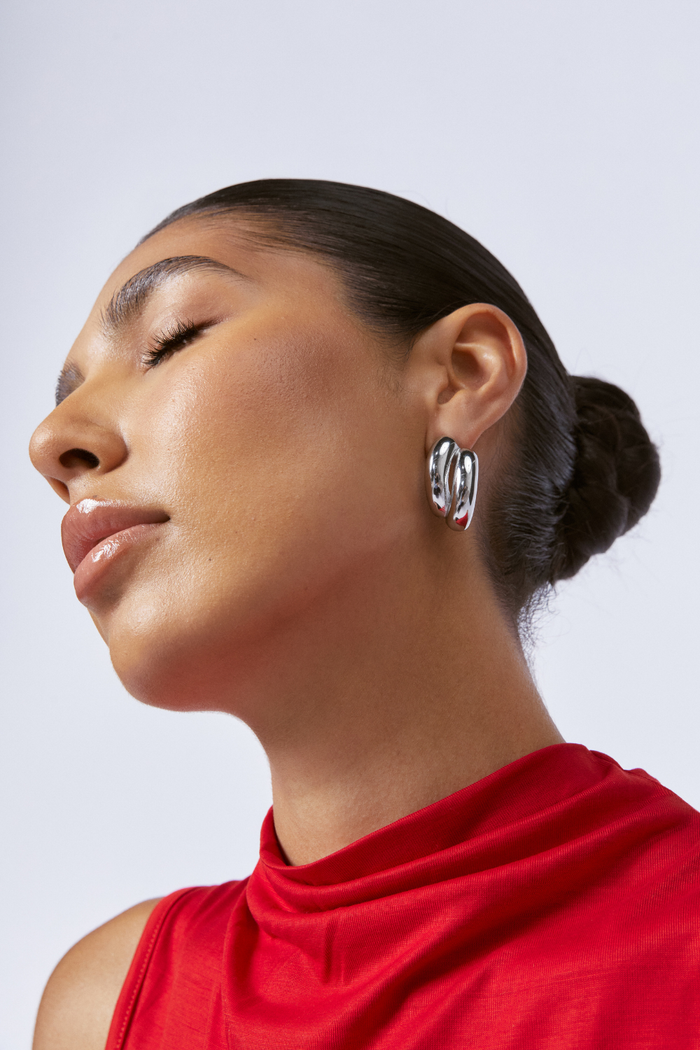 Zahar Claire Earrings Silver