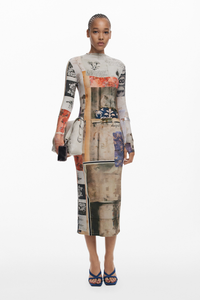 Desigual Collage Fitted Dress Pre-Order