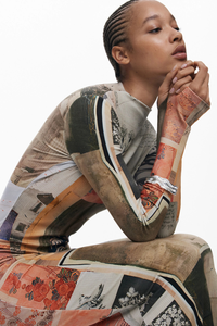 Desigual Collage Fitted Dress Pre-Order