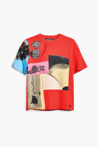Desigual Collage Print T-Shirt By M. Christian Lacroix