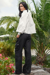 Coop Linen on the Edge Pants Black Pre-Order