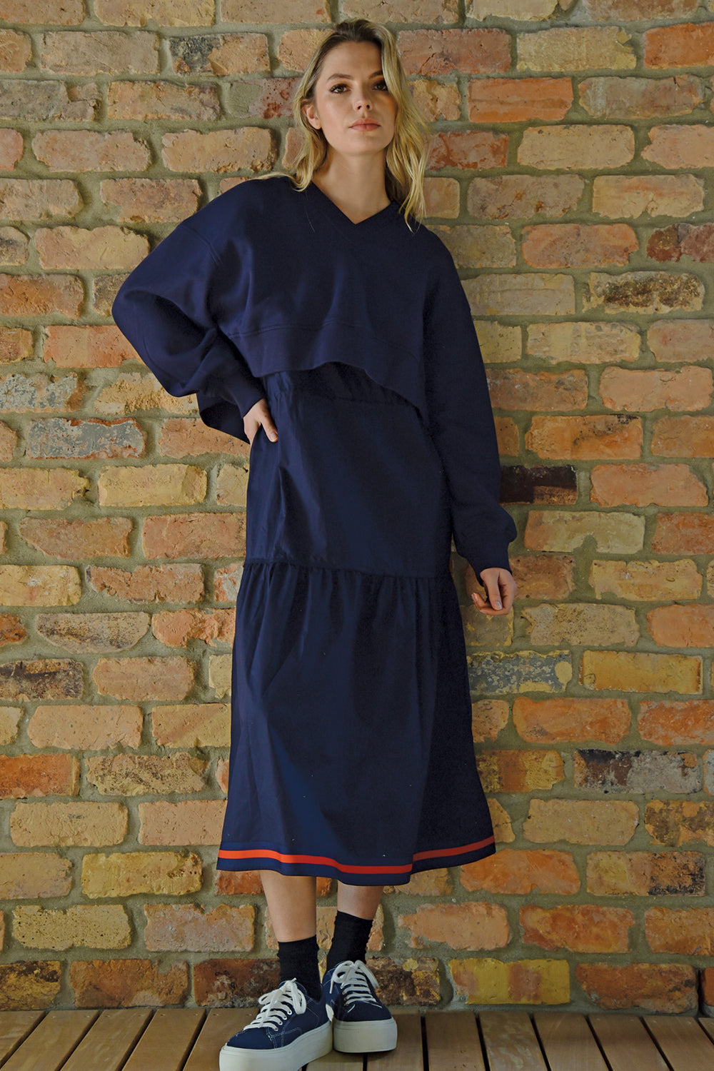 Cooper Two of a Kind Dress Navy