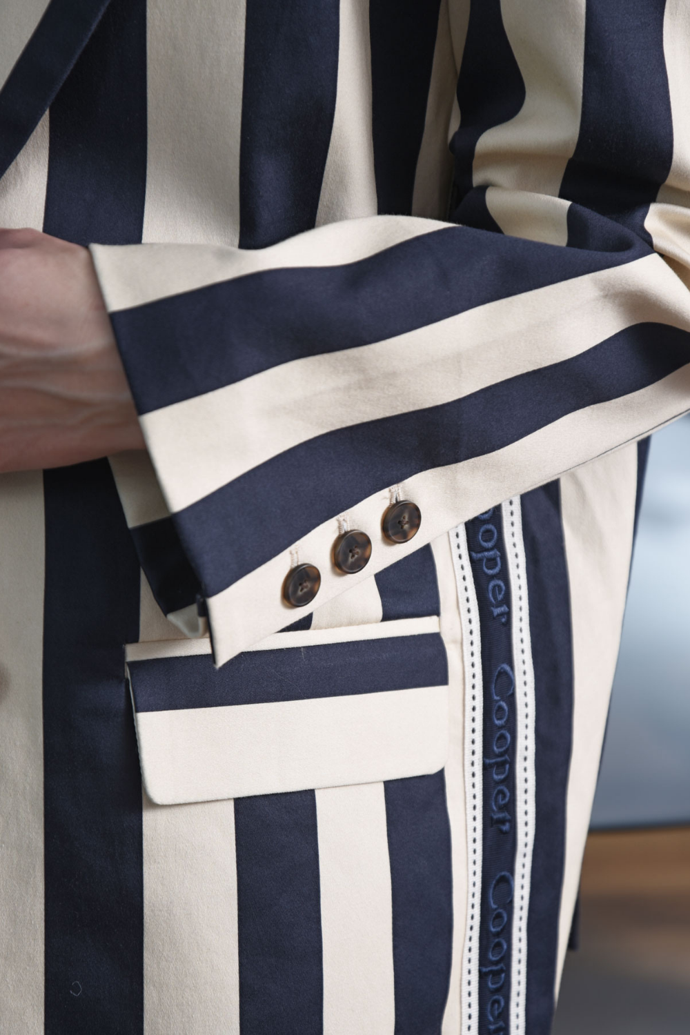 Cooper Club Navy Stripe Jacket Pre-Order