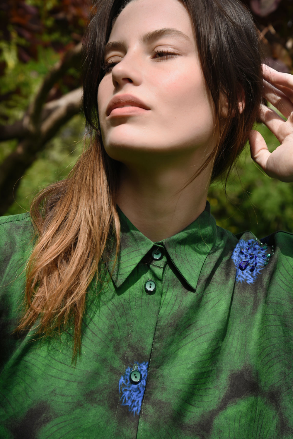 Cooper Living The Dream Shirt Green Floral
