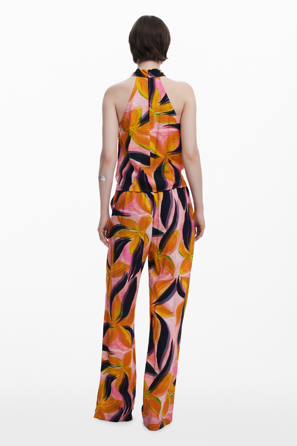 Desigual Crossed Flowers Top