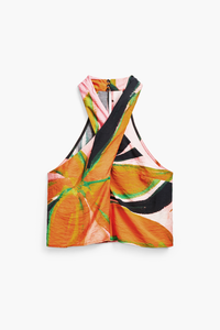 Desigual Crossed Flowers Top