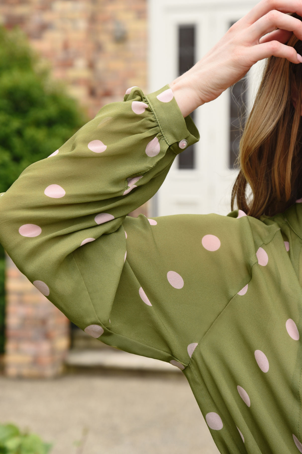 Curate Blurred Lines Dress Pink Green