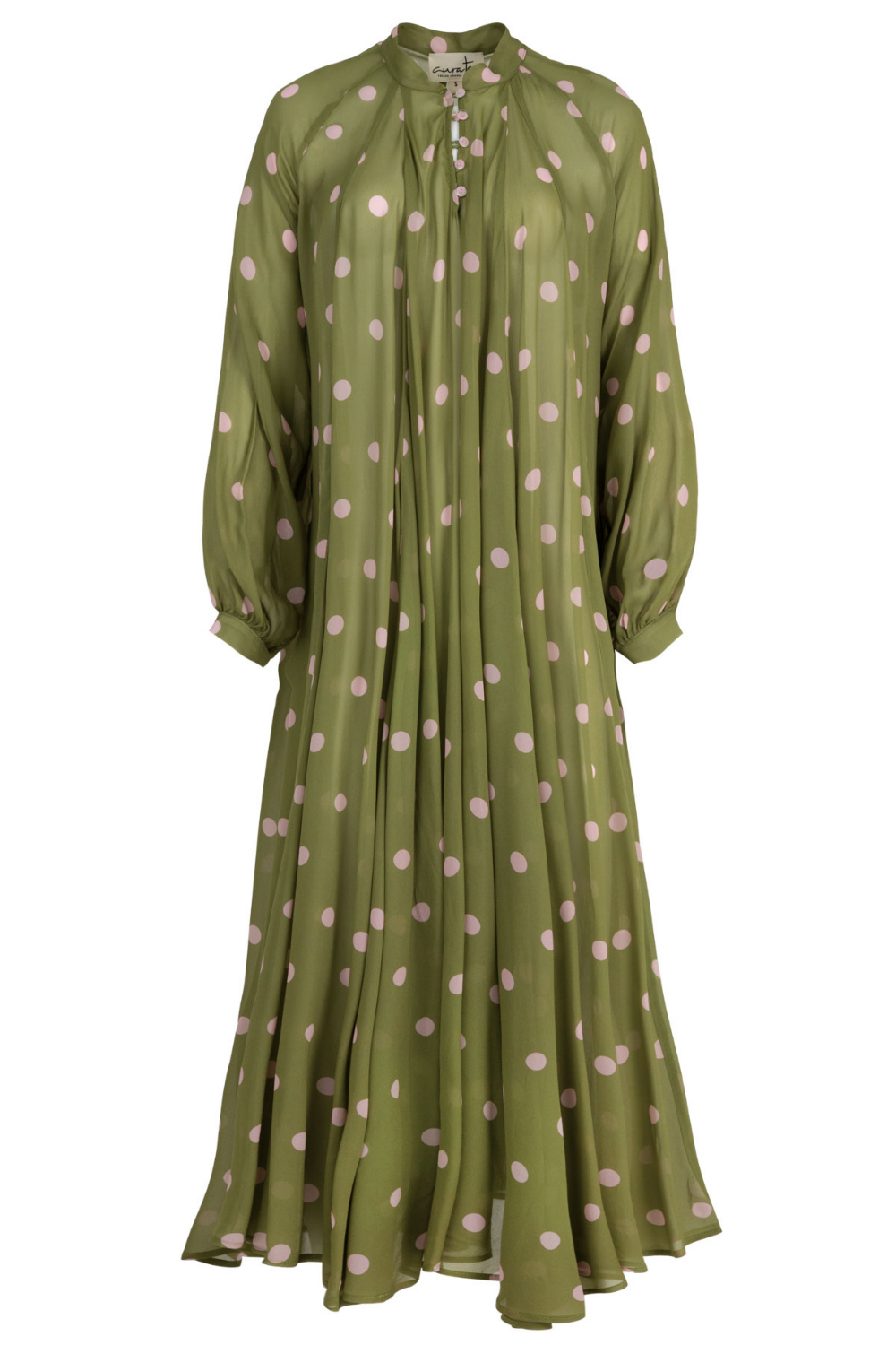 Curate Blurred Lines Dress Pink Green