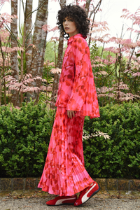 Curate Forever Long Skirt Pink Red