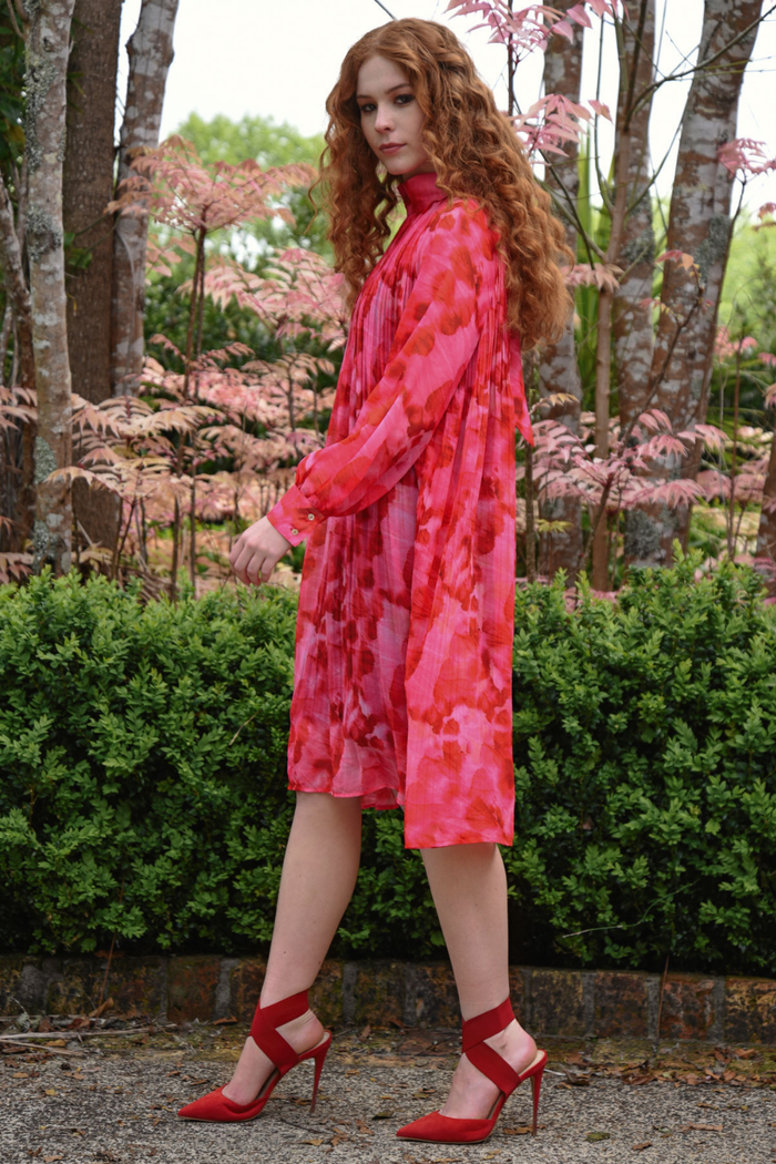 Curate Love Of Life Dress Pink Red Pre-Order