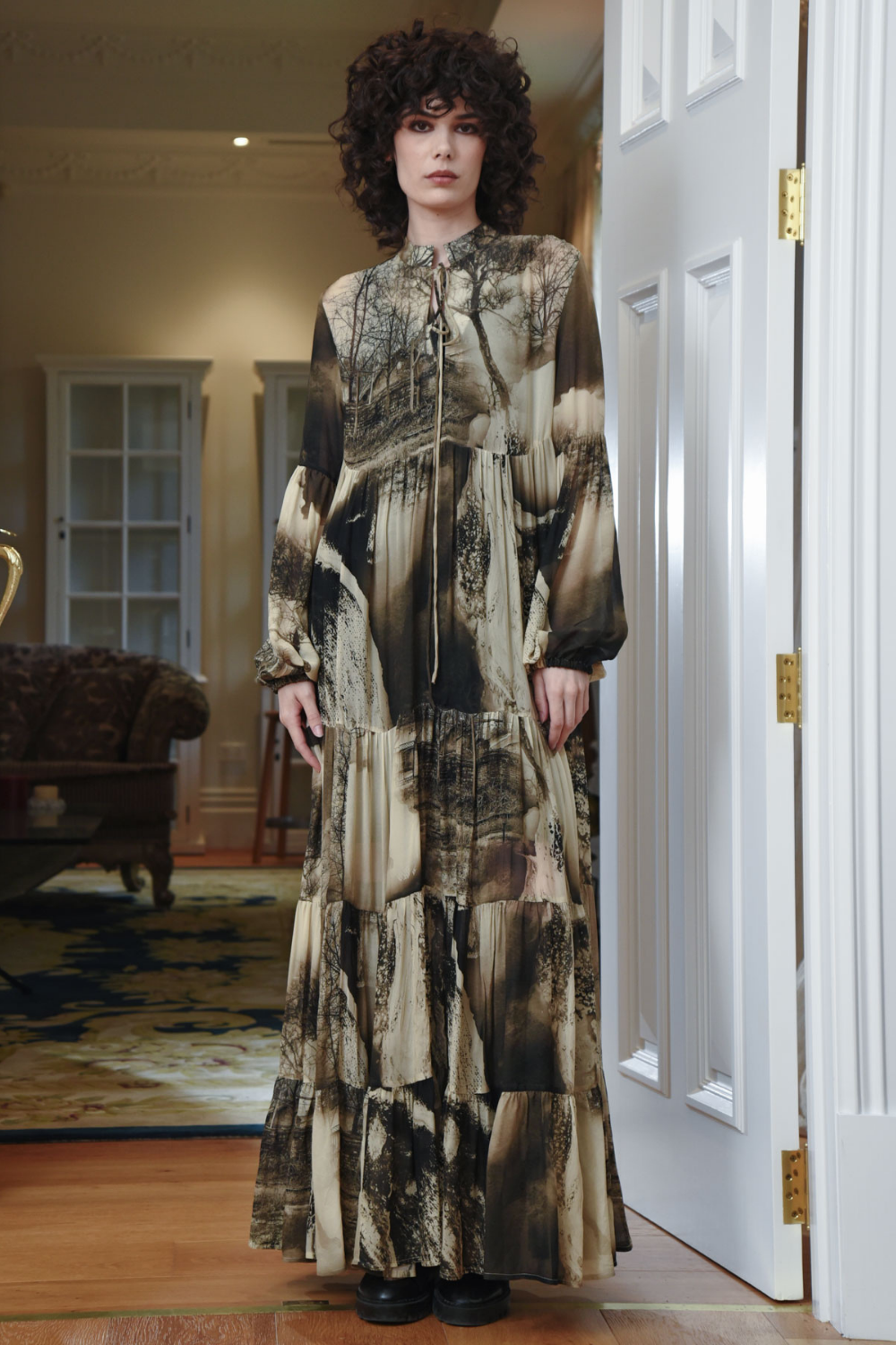 Curate Story Of Life Dress Black Pre-Order