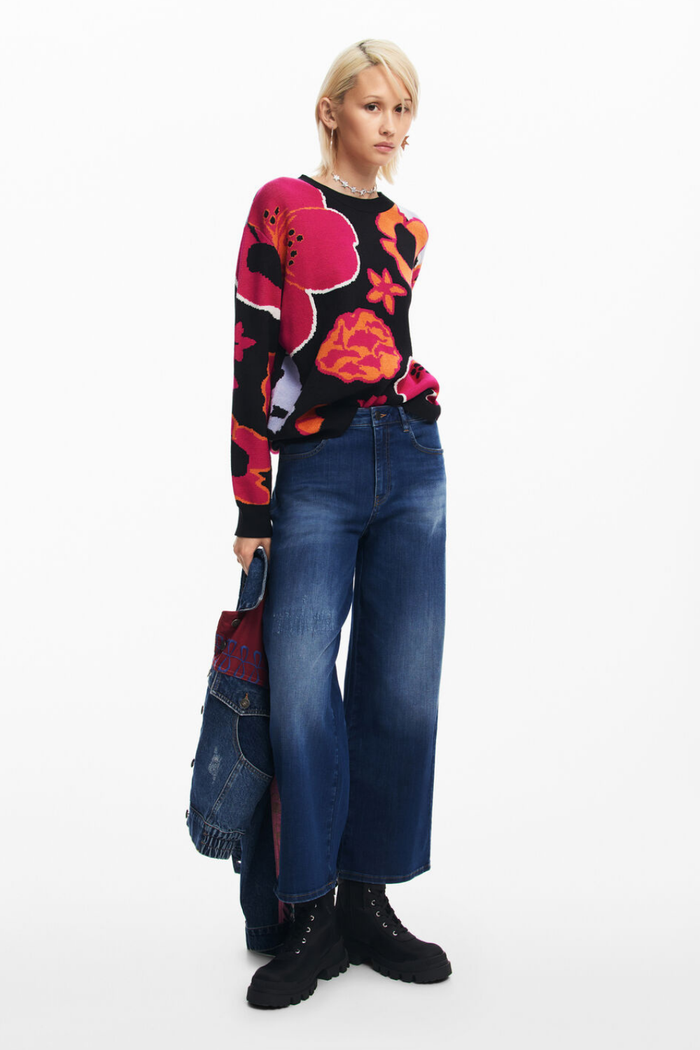 Desigual Denim Culotte Jeans