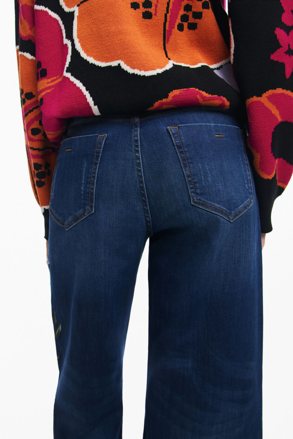 Desigual Denim Culotte Jeans