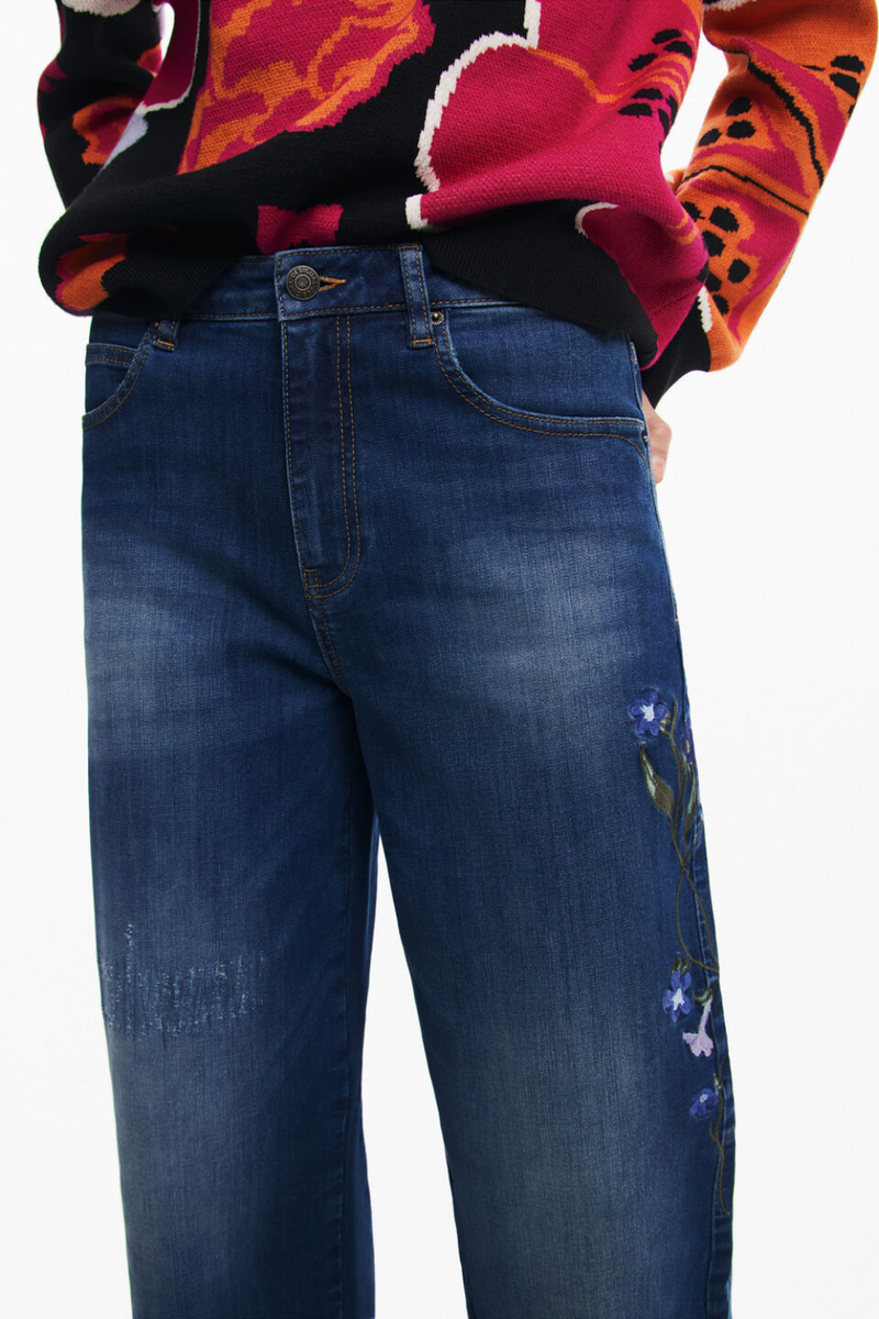 Desigual Denim Culotte Jeans