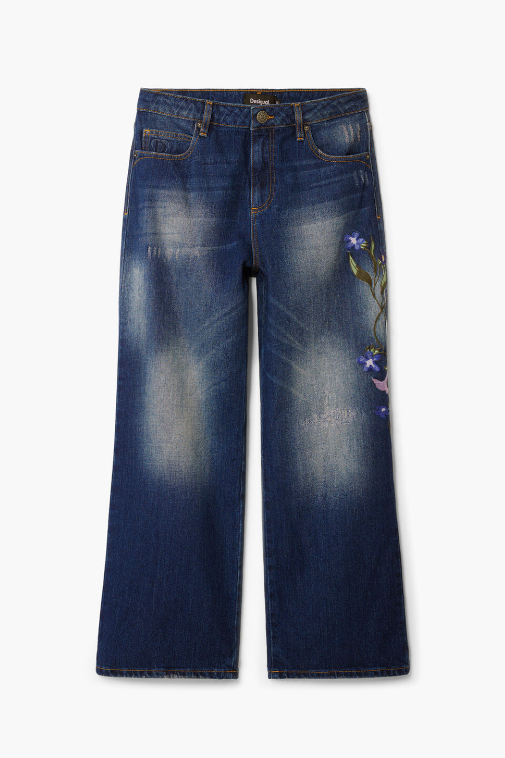 Desigual Denim Culotte Jeans