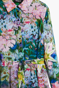 Desigual Amarillo Shirt Dress Garden Pre-Order
