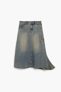 Desigual Asymmetrical Denim Skirt Pre-Order