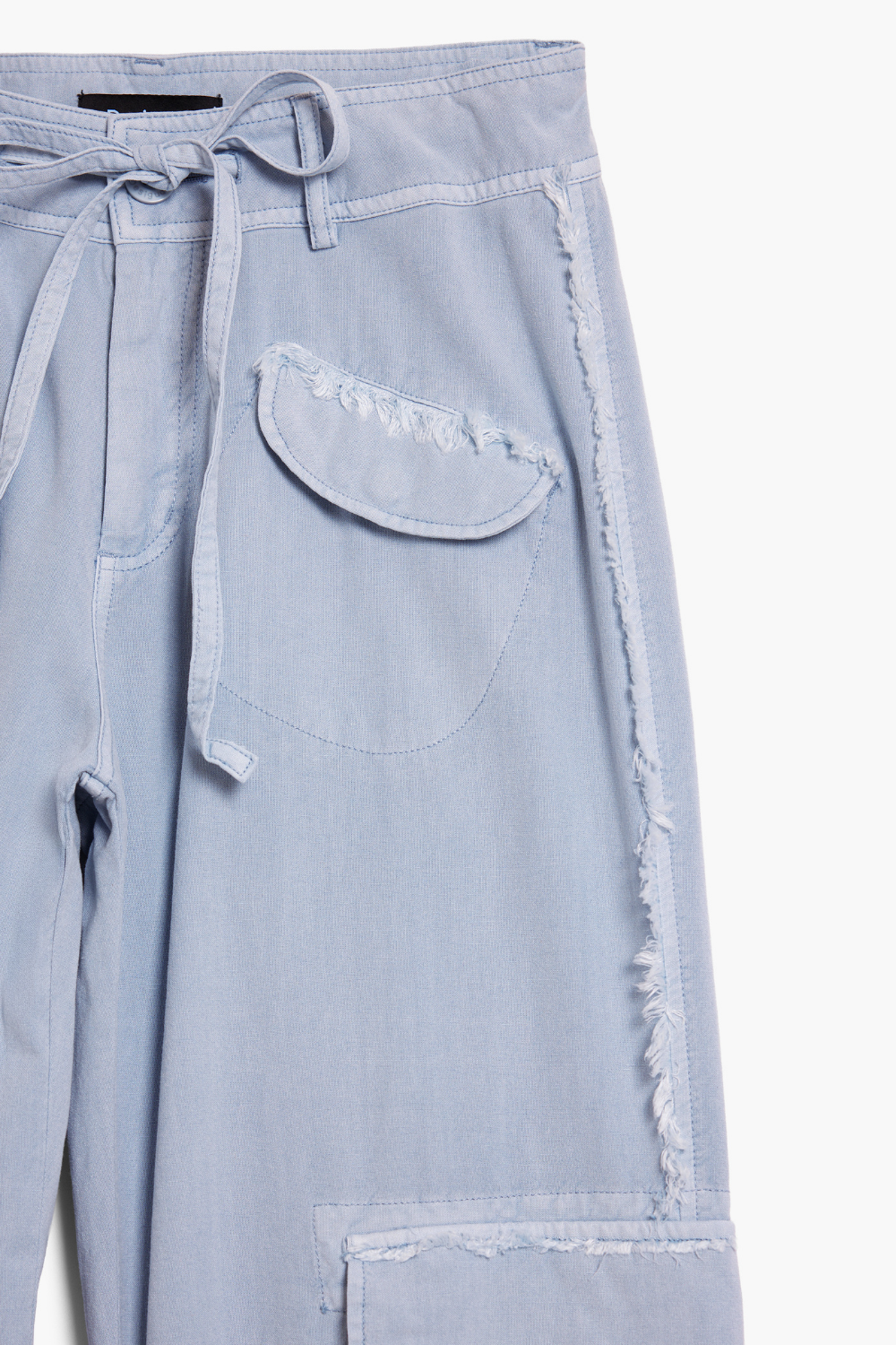 Desigual Cargo Pants Light Blue